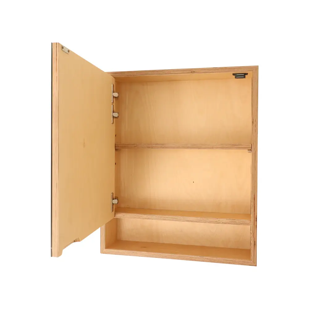 Large Wall-Mounted Jacqueline mirror cabinet - Birch - 50 cm