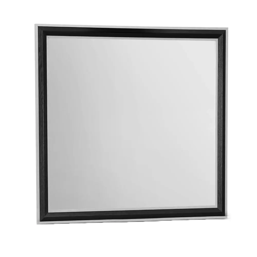 Leaner Floor Adelaide - Mirror - Gray / Ebony
