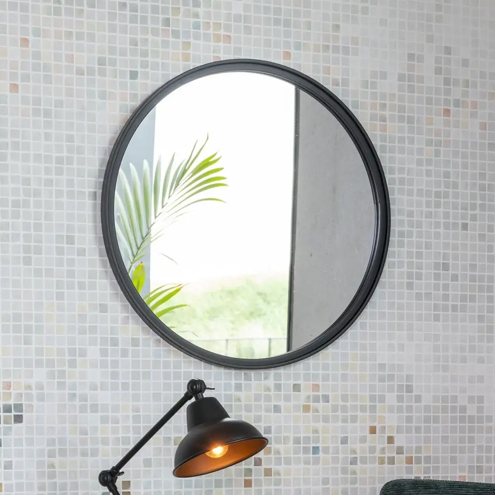 Magnifying Makeup Mo Round Mirror - Charcoal