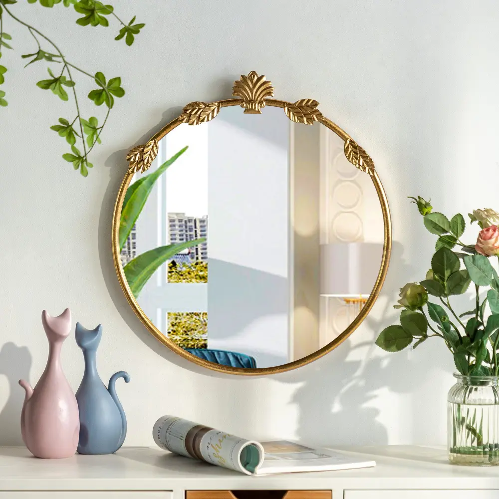 Maxax Round All-metal Wall Mirror #25003