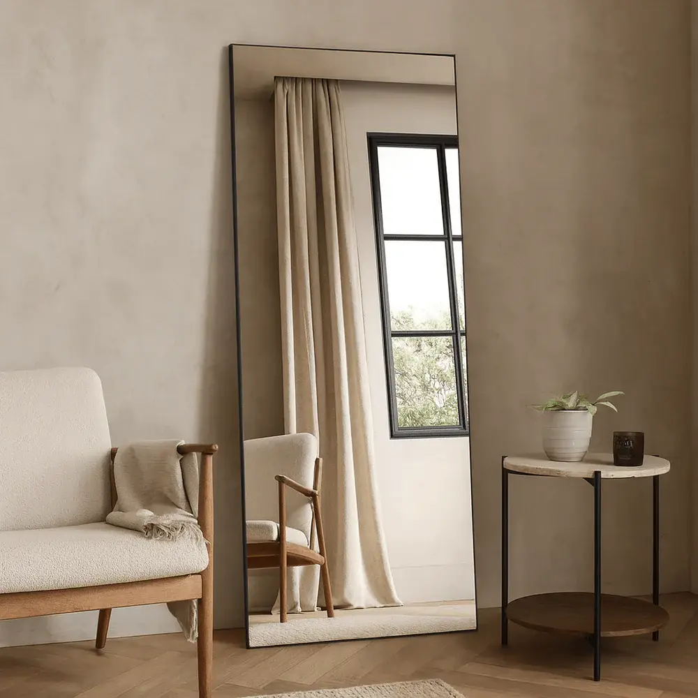 Minimal Full Length Mirror 170x80cm - Ebony