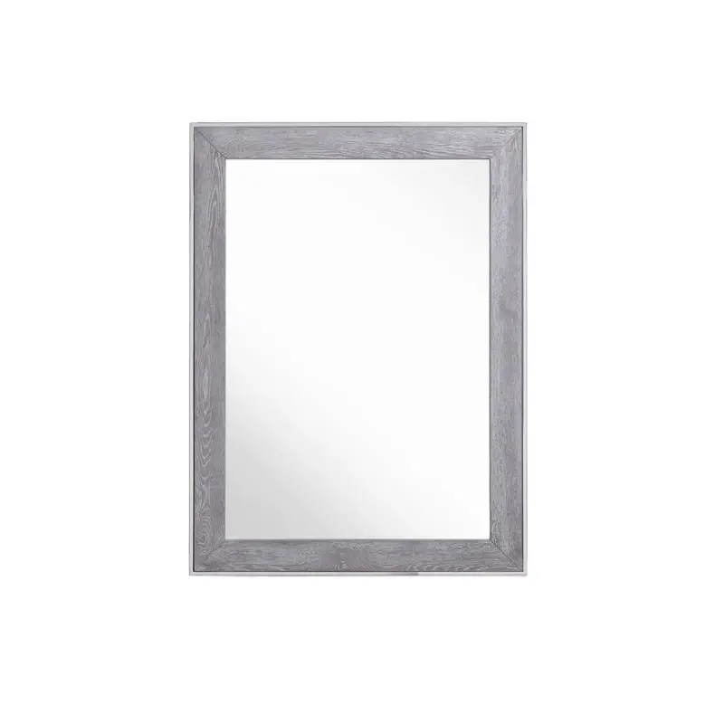 Modrest Arlene Up-to-date Grey Elm Mirror