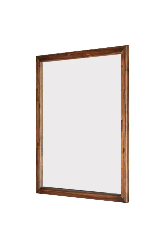 Modrest Fields - Up-to-date Walnut Acacia Mirror