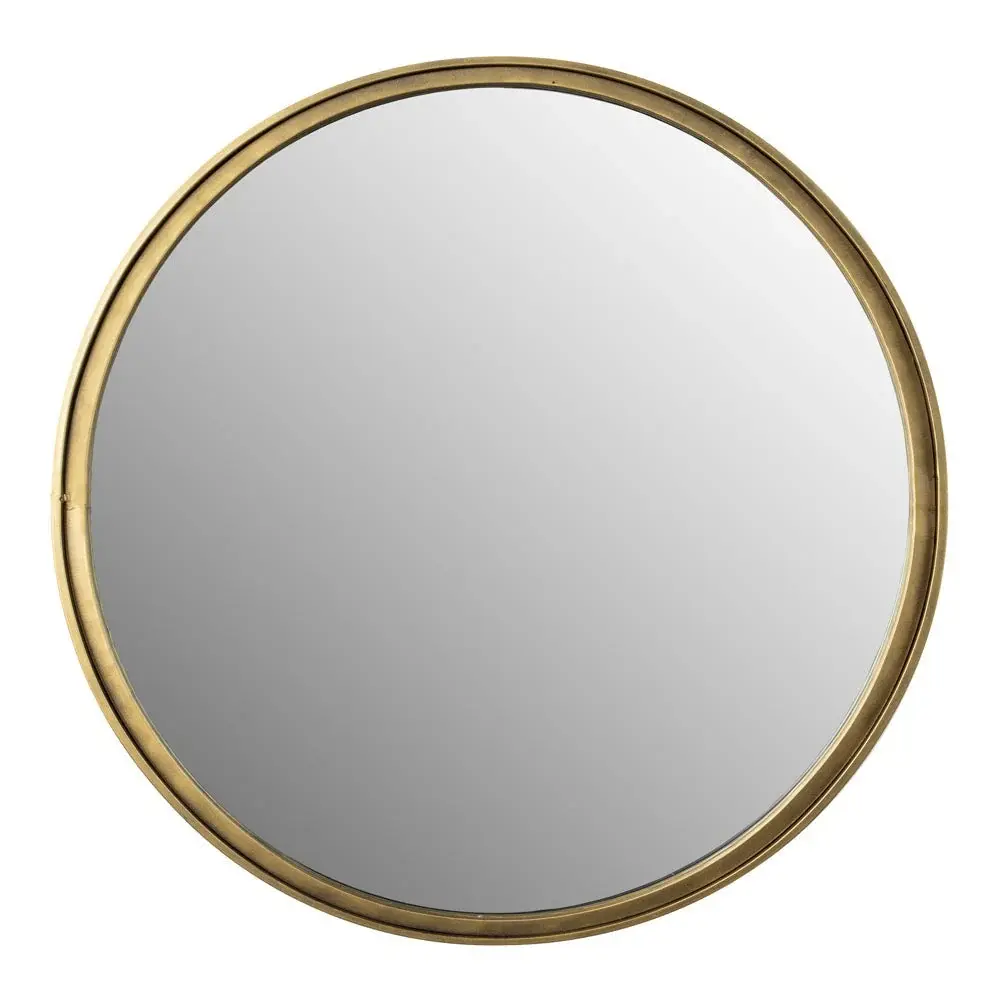 Mo Round Mirror - Antique Warm alloy