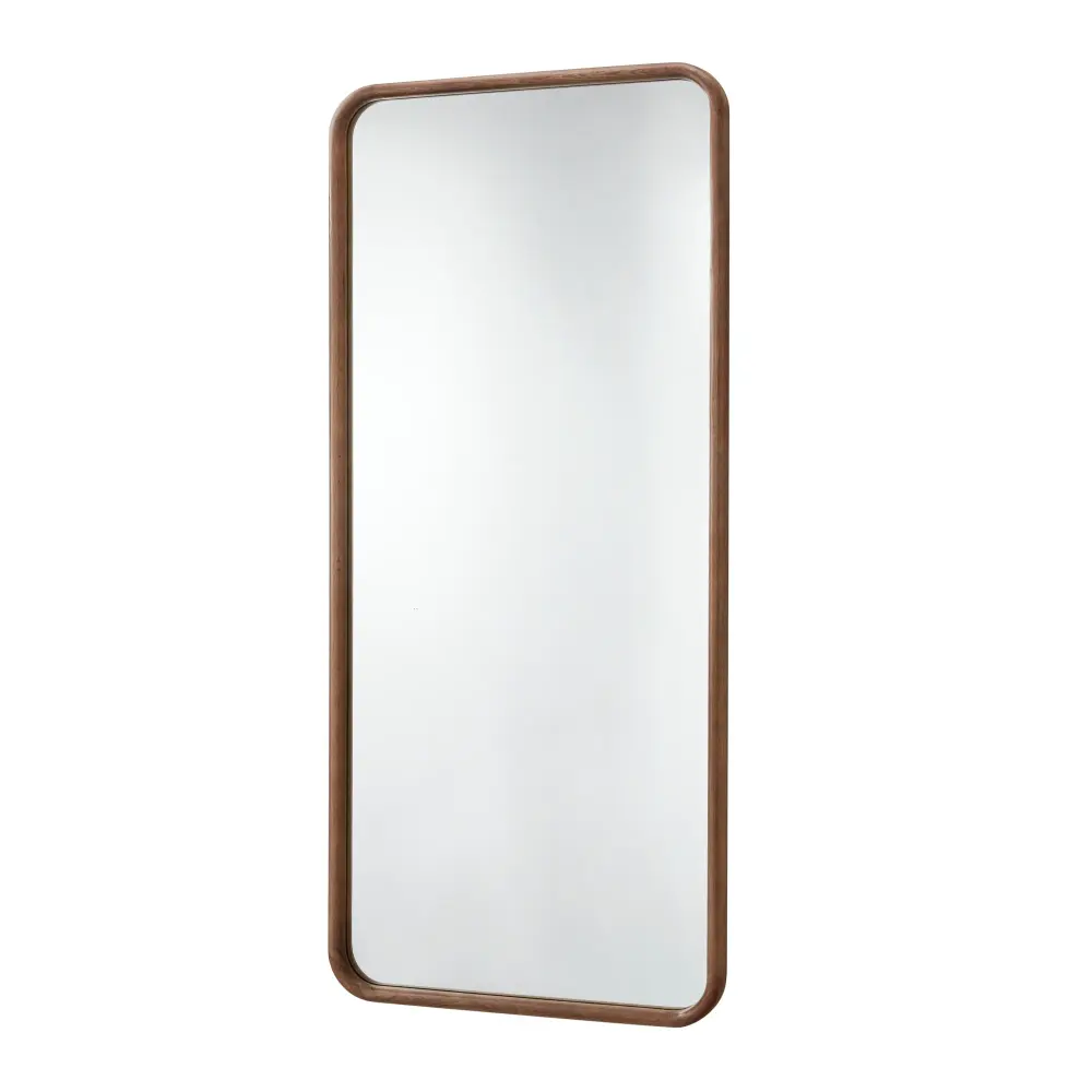 Sherwood Curved Complete Length Mirror - Walnut