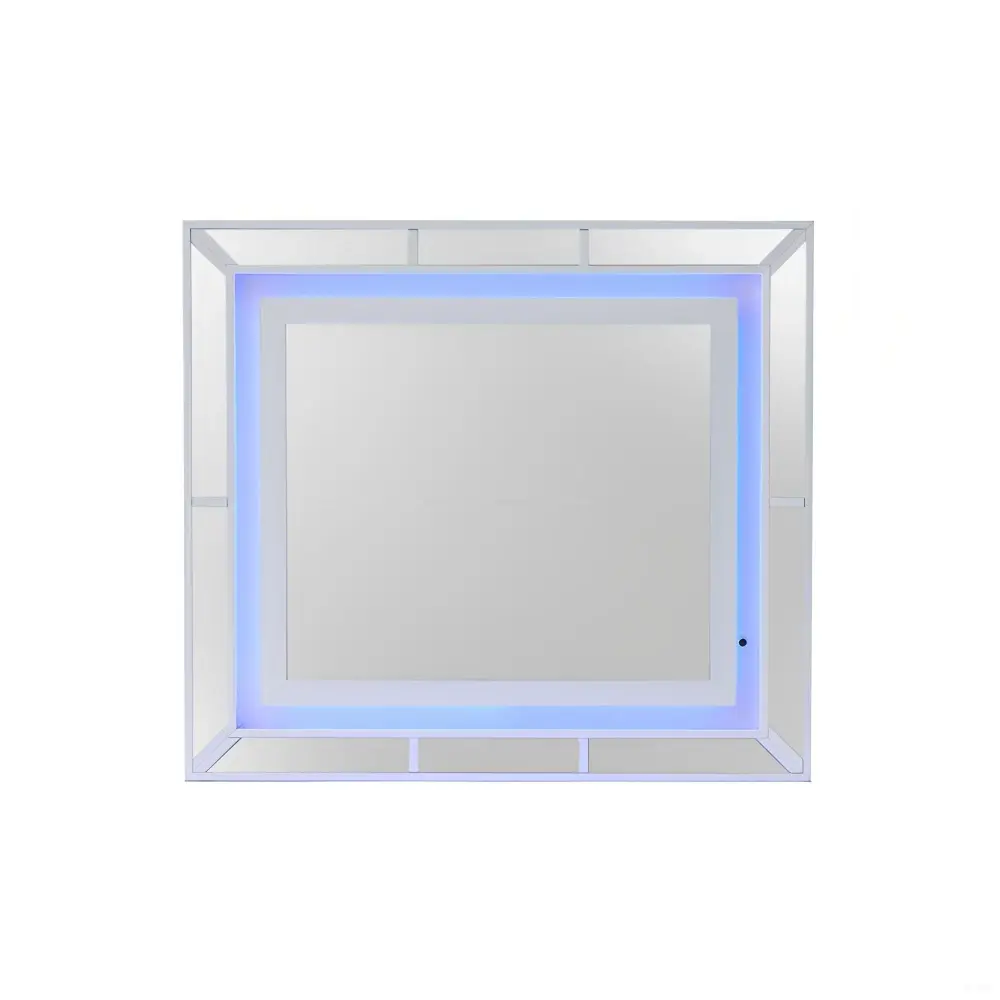 Vintage Distressed Hollywood Hills - Mirror - Chalk