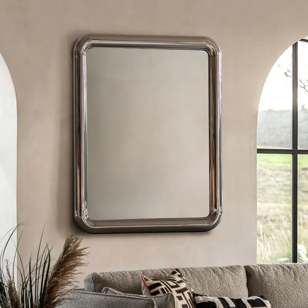 Vintage Distressed Specchio Mirror - Chromium