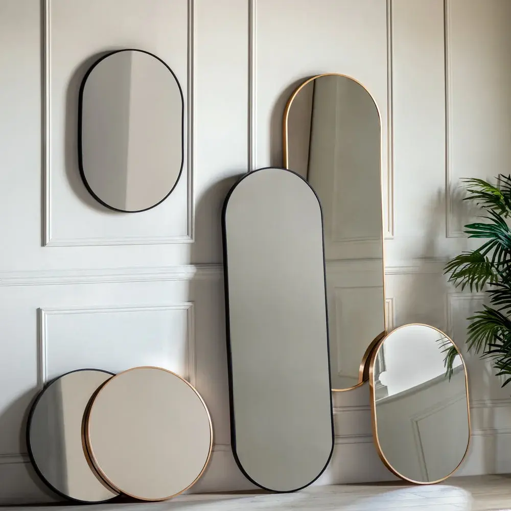 Yarlett Round Wall Mirror - Golden 10x Magnification