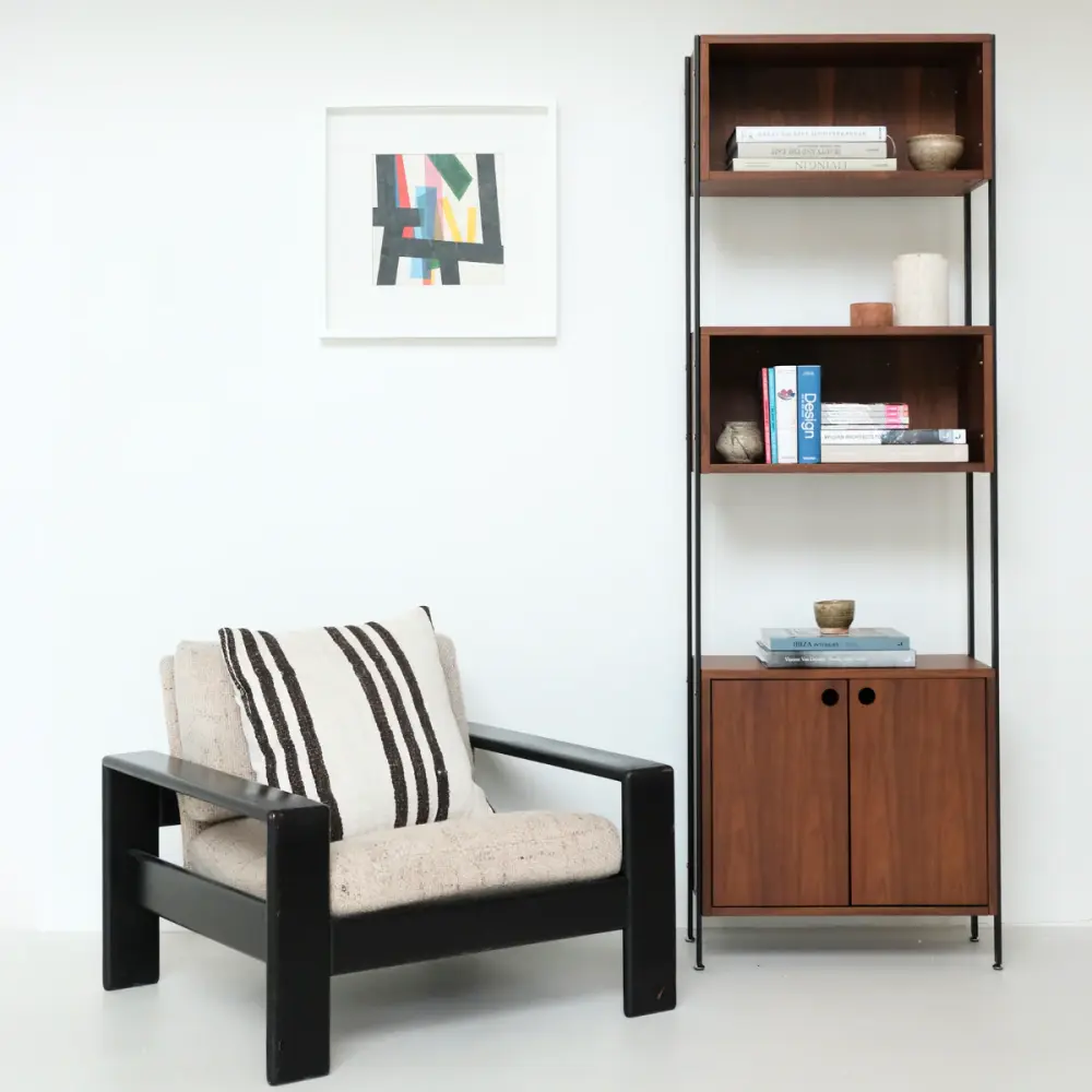 Handmade Original Wall cabinet - Sarzeau - Walnut - Combination 1