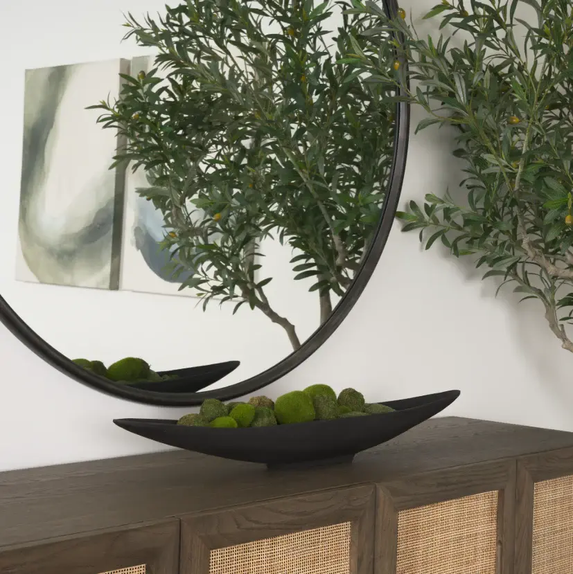 Piero Metal Bowl, Matte Black