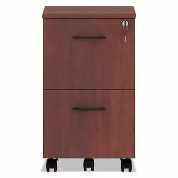 Valencia Series Mobile File Pedestal Contemporary Classic Office Storage Cabinet Alera