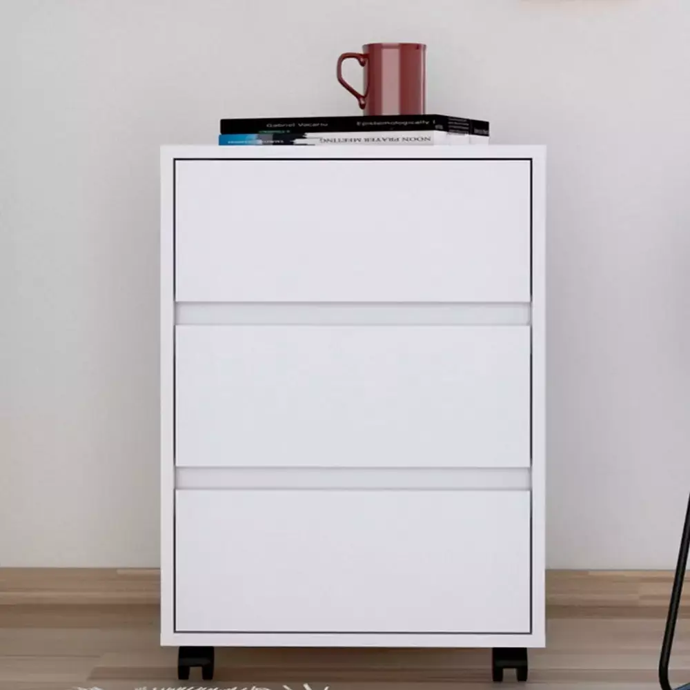 Cfowner 3 Drawer Mobile File Cabinet Office Organization