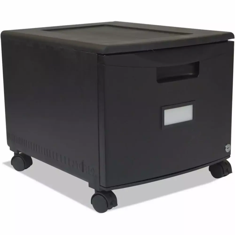 HetayC Single-Drawer Mobile Filing Cabinet 14-3/4W X 18-1/4D X 12-3/4H Black