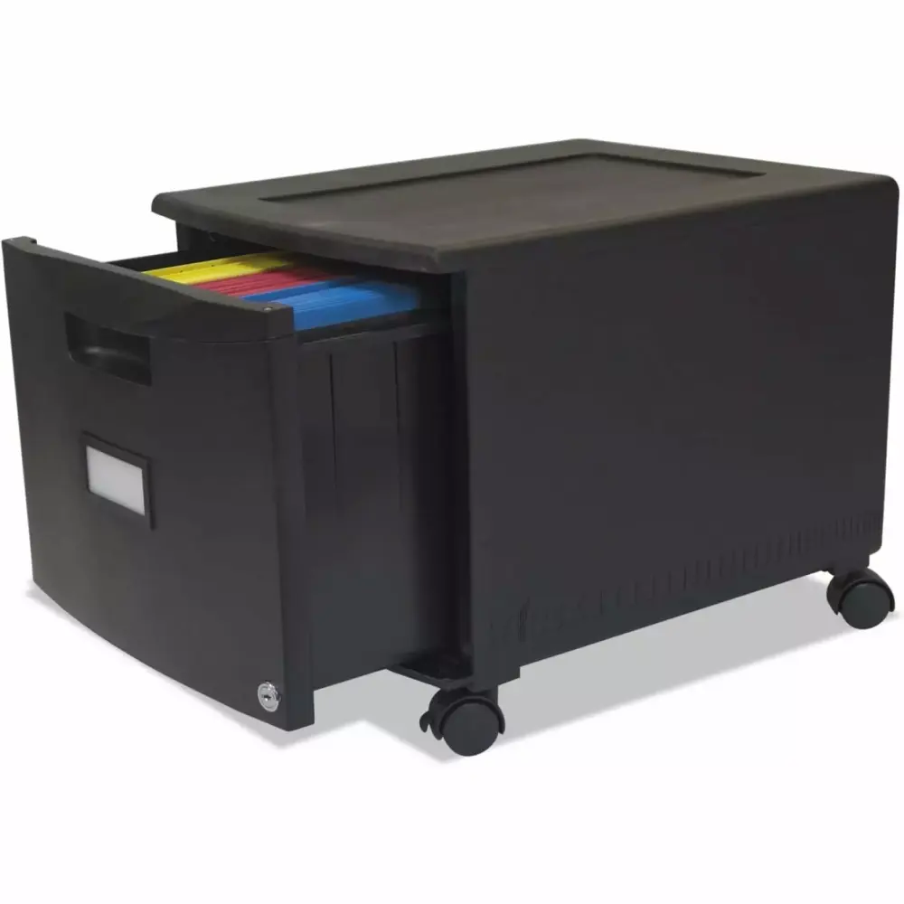 HetayC Single-Drawer Mobile Filing Cabinet 14-3/4W X 18-1/4D X 12-3/4H Black