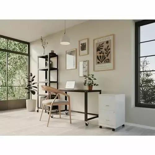 LYS SOHO Box File Mobile White File Cabinet 3 Drawer 26.5 x 14.3 x 18 WanTai