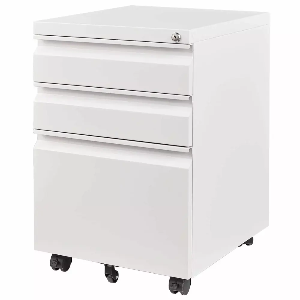 Mobile File Cabinet Lock Enhanced Office Organization Rolling Storage Yeah Depot