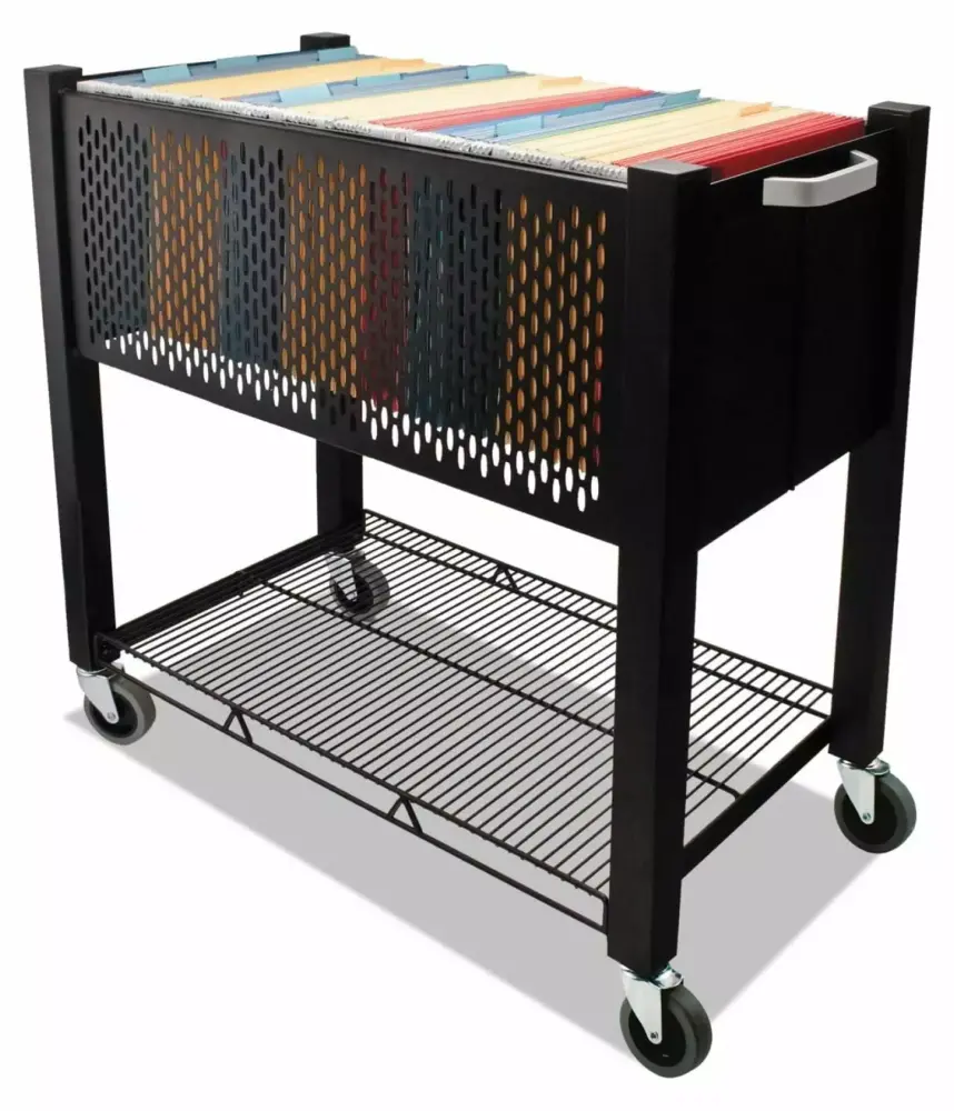 VF53000 InstaCart File Cart Black 14-1/4w x 28-1/2d x 27-3/4h DaiZuY