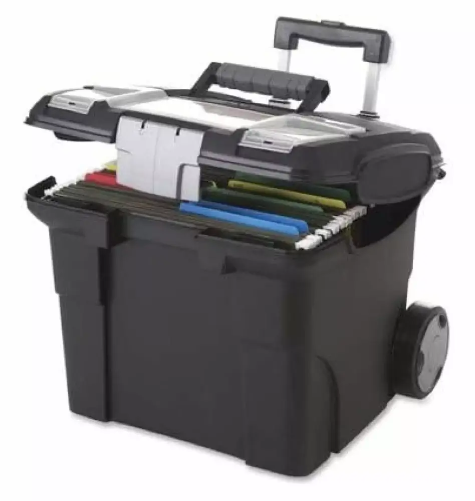 Gexandy Premium File Cart STX61507U01C 1-Unit Rolling Office Storage Solution