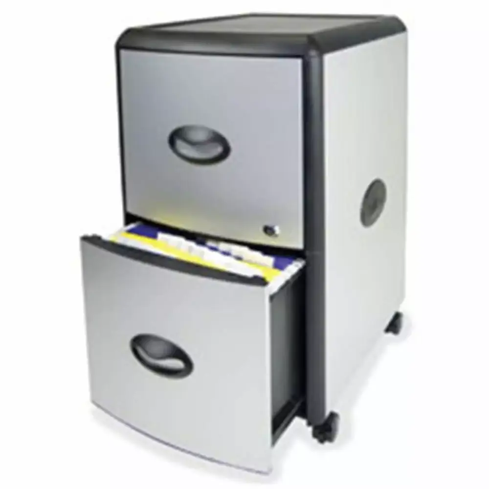 STX Black Hard Top Mobile Filing Cabinet Office Storage Cool Crafts