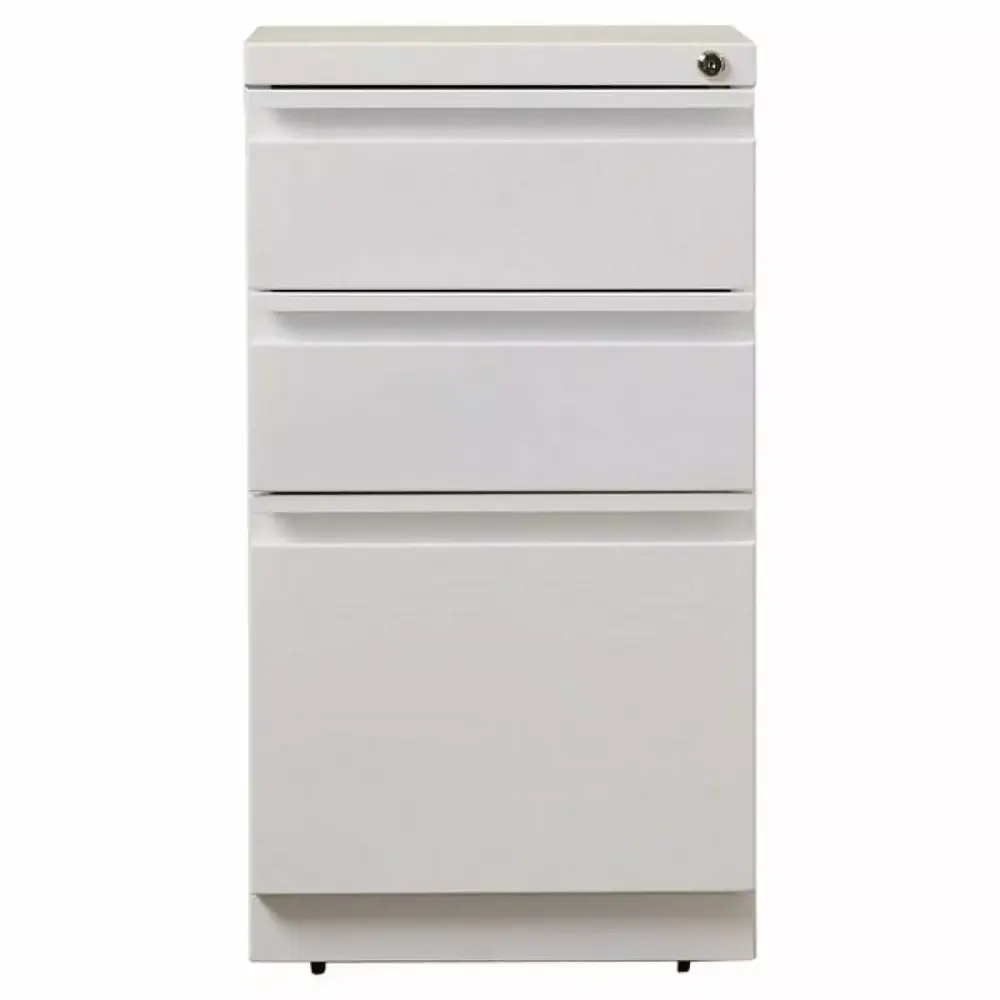 Value Pack Set 2 White 3-Drawer Mobile File Cabinets Home Square
