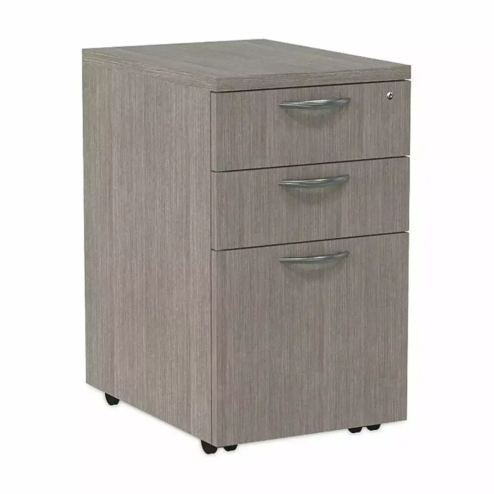 Alera Valencia Series Mobile Pedestal File Cabinet Gray Office Organization Alera Group