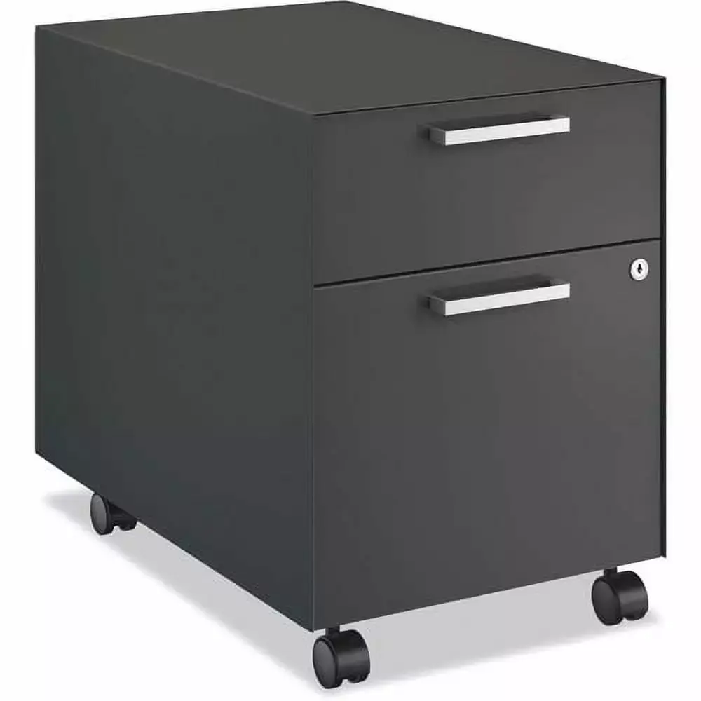 HON Fuse 23D Mobile Pedestal File and Box Drawers Charcoal Finish