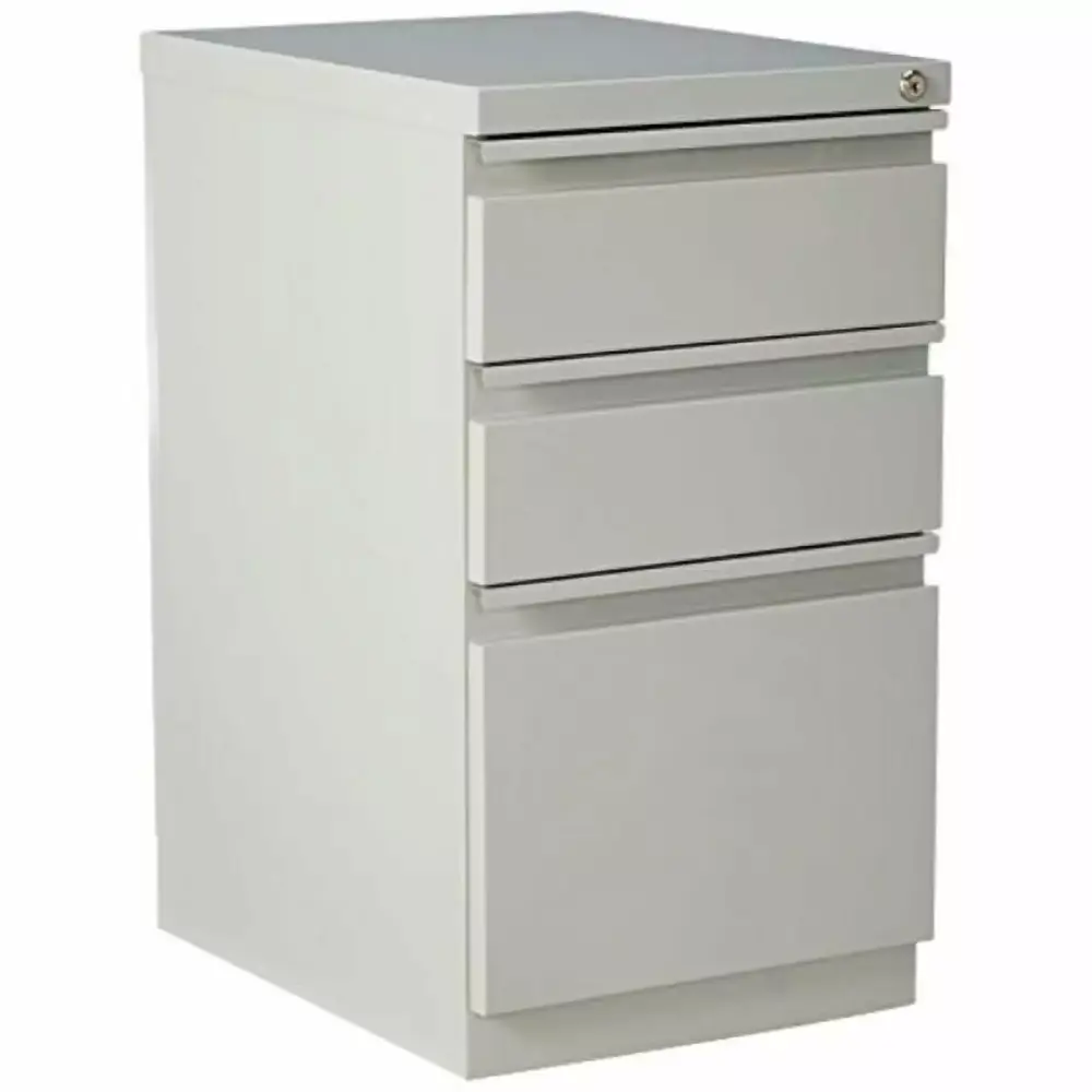 Lorell LLR49522 Mobile File Pedestal Light Gray