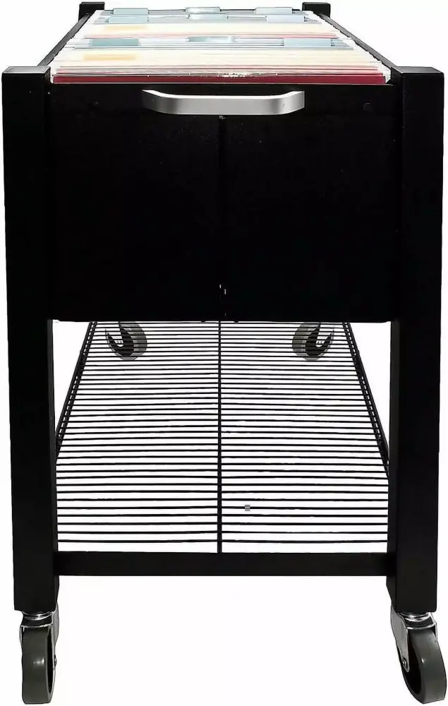 VF53000 InstaCart File Cart Black 14-1/4w x 28-1/2d x 27-3/4h Mobile Storage YoJoFHM