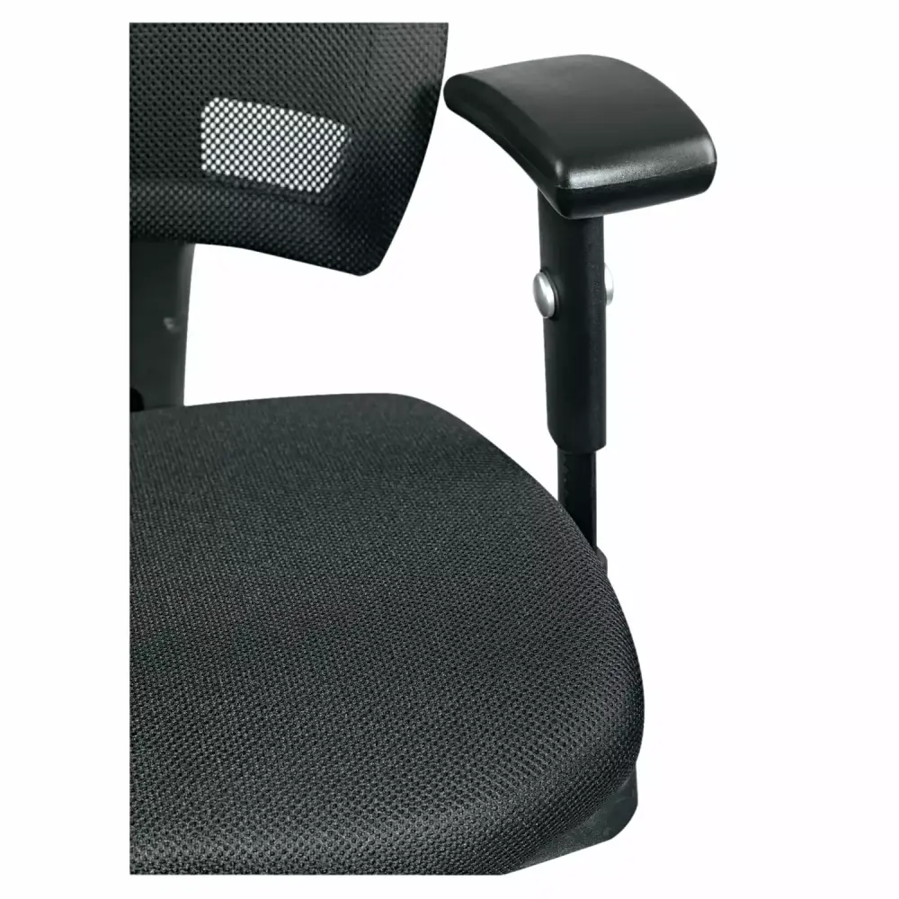 Alera Epoch Series Fabric Mesh Multifunction Chair. Supports Up to 275 lb. 17.63 to 22.44 Seat Height. Black