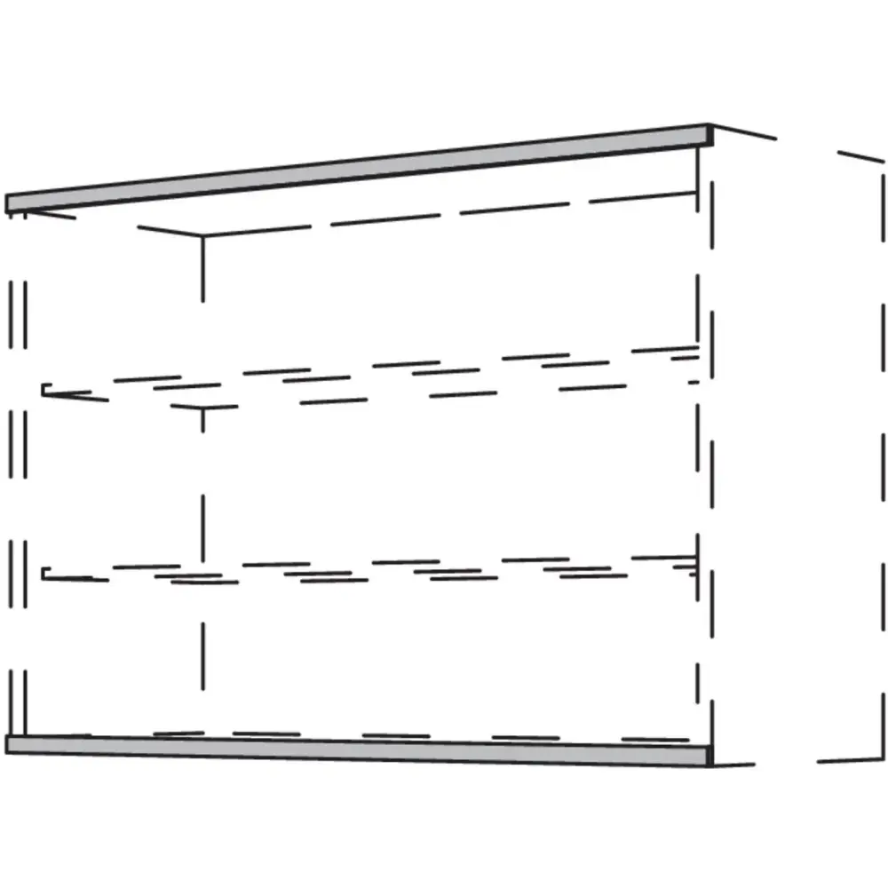 nobilia running track adjust sliding doors WSTP250 250 cm