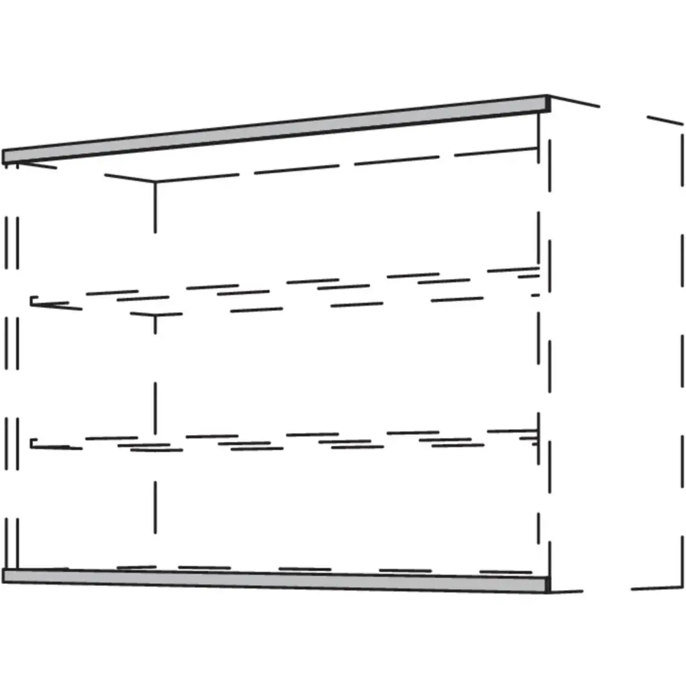 nobilia running track place sliding doors WSTP400 400 cm
