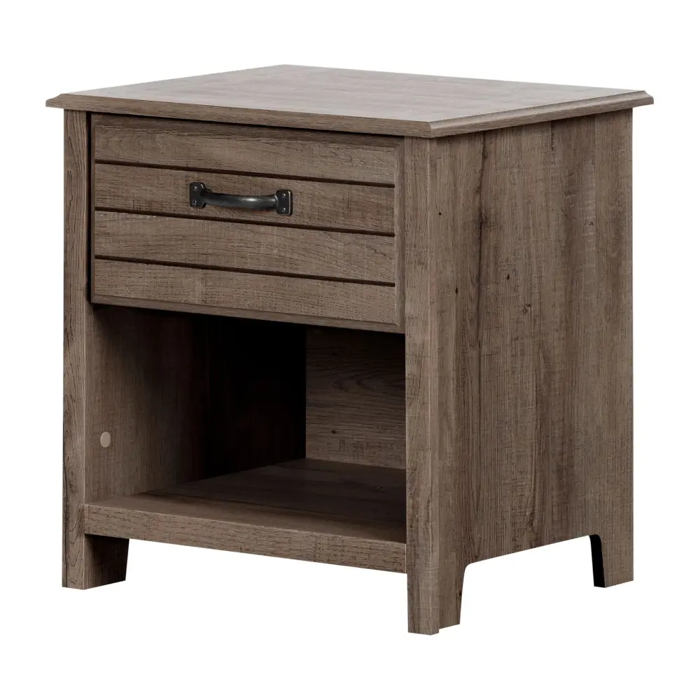 1-Drawer Nightstand Ulysses - Fall Oak | Assembly Included