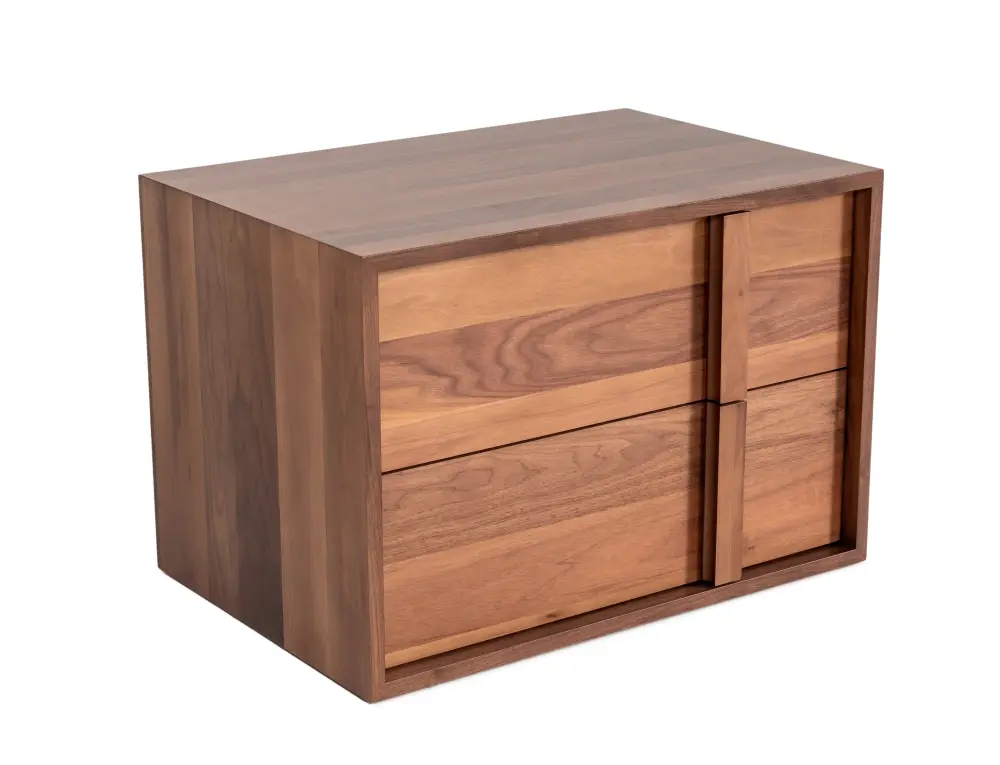 Certified Non-Toxic Nova Domus Berlin - Sleek Walnut Nightstand