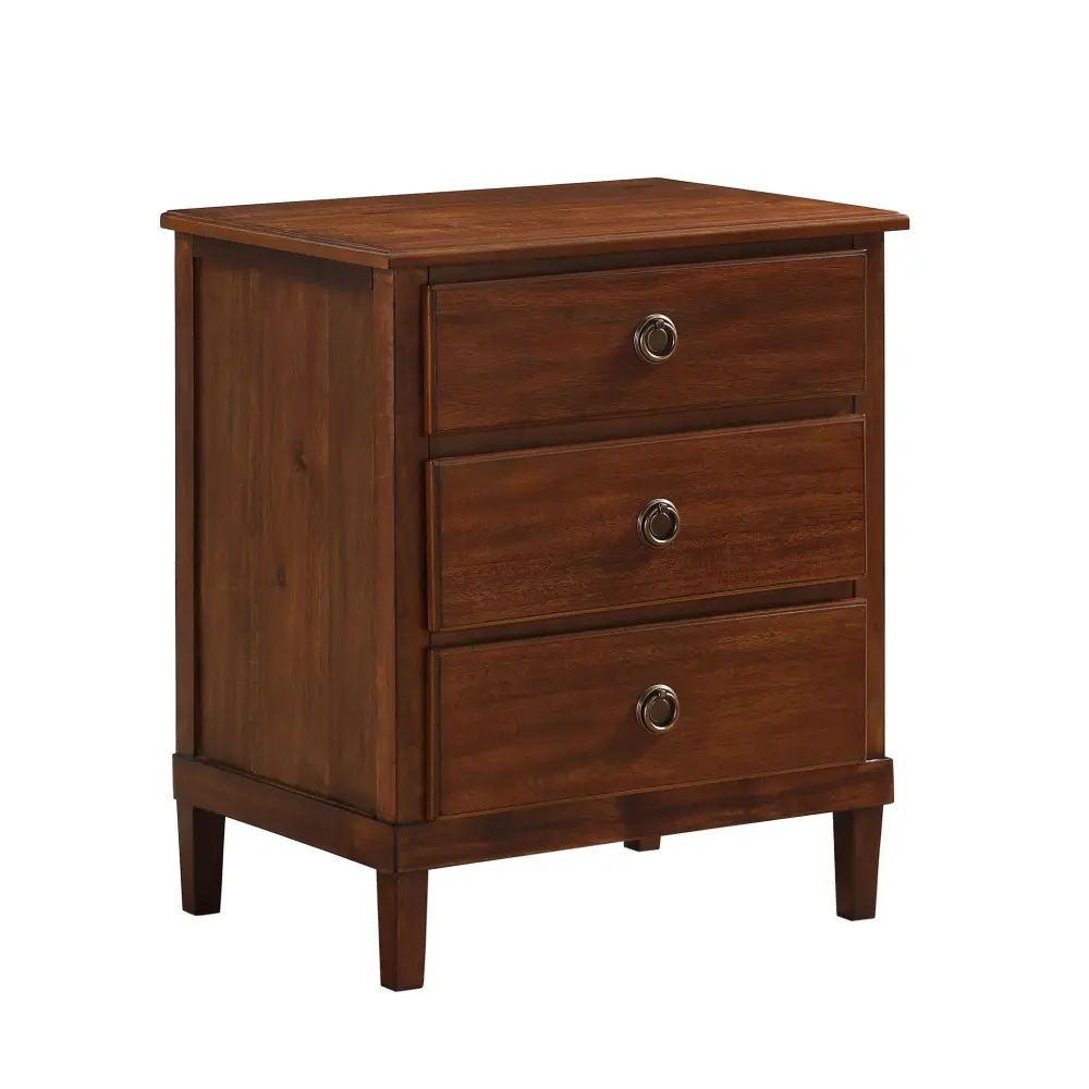 Chamberlin - 3 Drawer Nightstand - Espresso King Size
