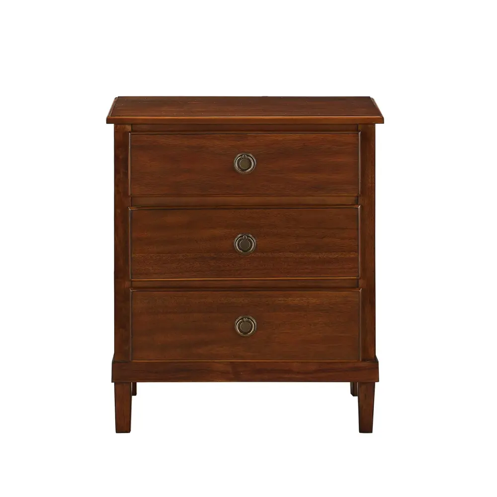 Chamberlin - 3 Drawer Nightstand - Espresso King Size
