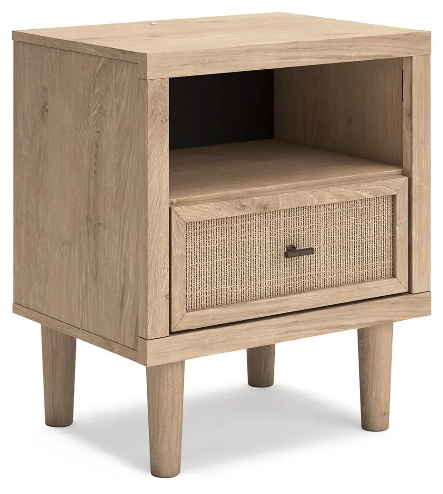Cielden - One Drawer Night Stand - Bi-color