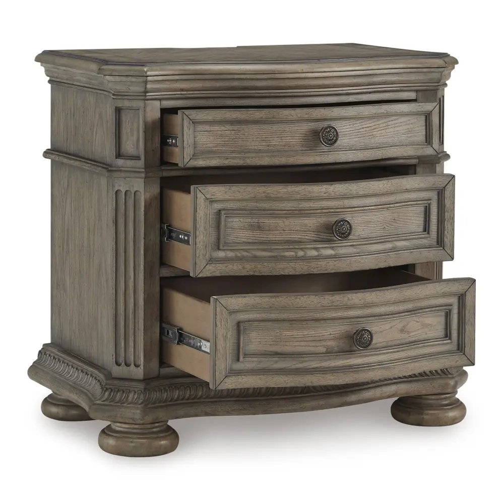 Diamond Modern Furniture Select Design Ardenfield 3-Drawer Nightstand B944-93