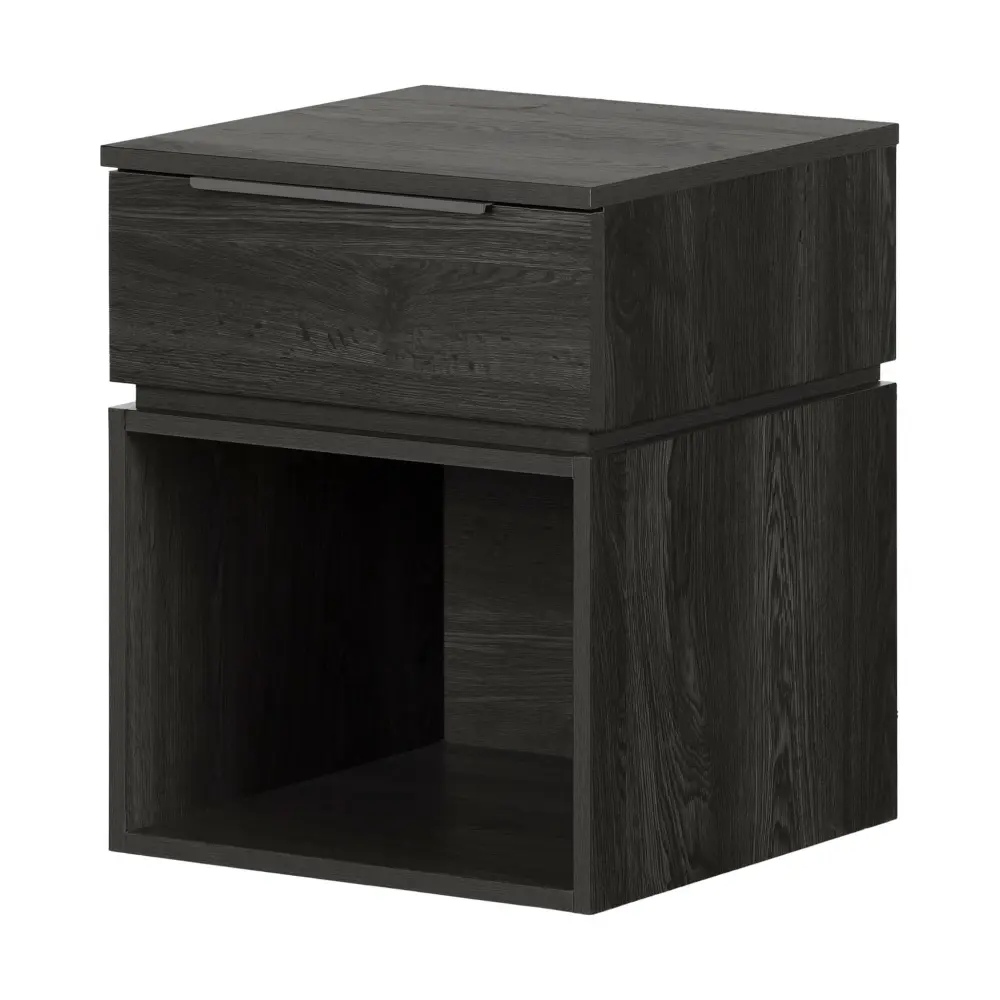 Nightstand - Hourra Graphite Oak