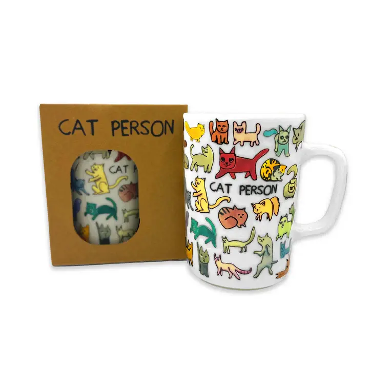Fishs Eddy Ben Lenovitz - Cat Person Mug (10oz)