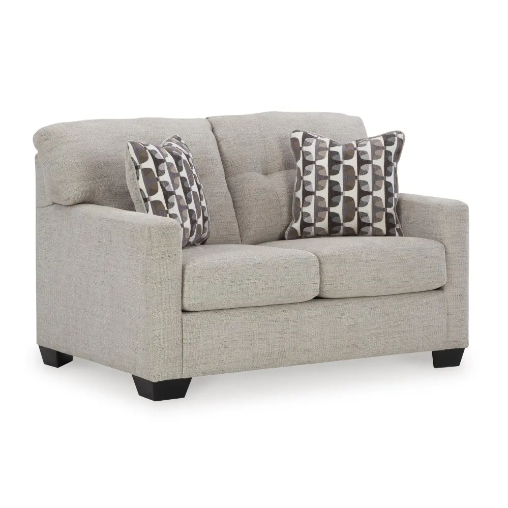 Diamond Modern Furniture Exclusive Design Mahoney Stationary Fabric Loveseat 3100435