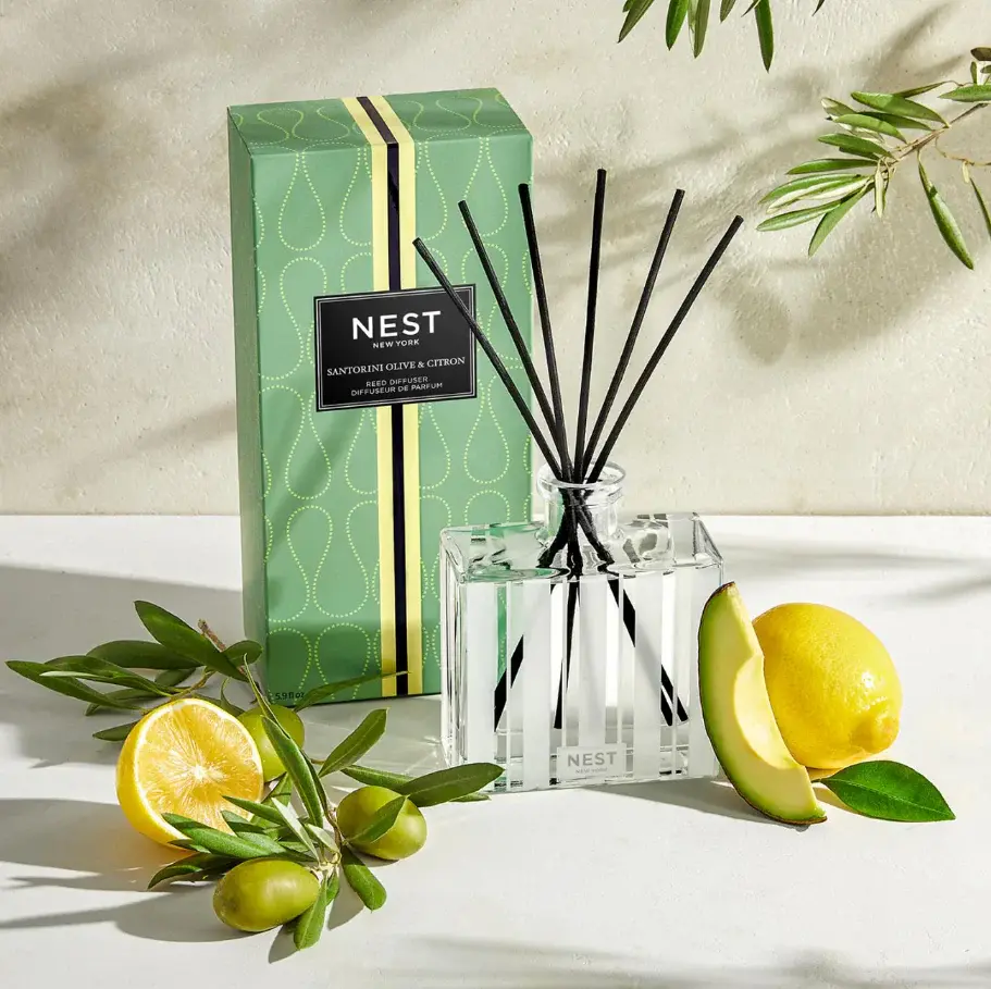 Automatic Spray NEST Santorini Olive & Citron Reed Diffuser