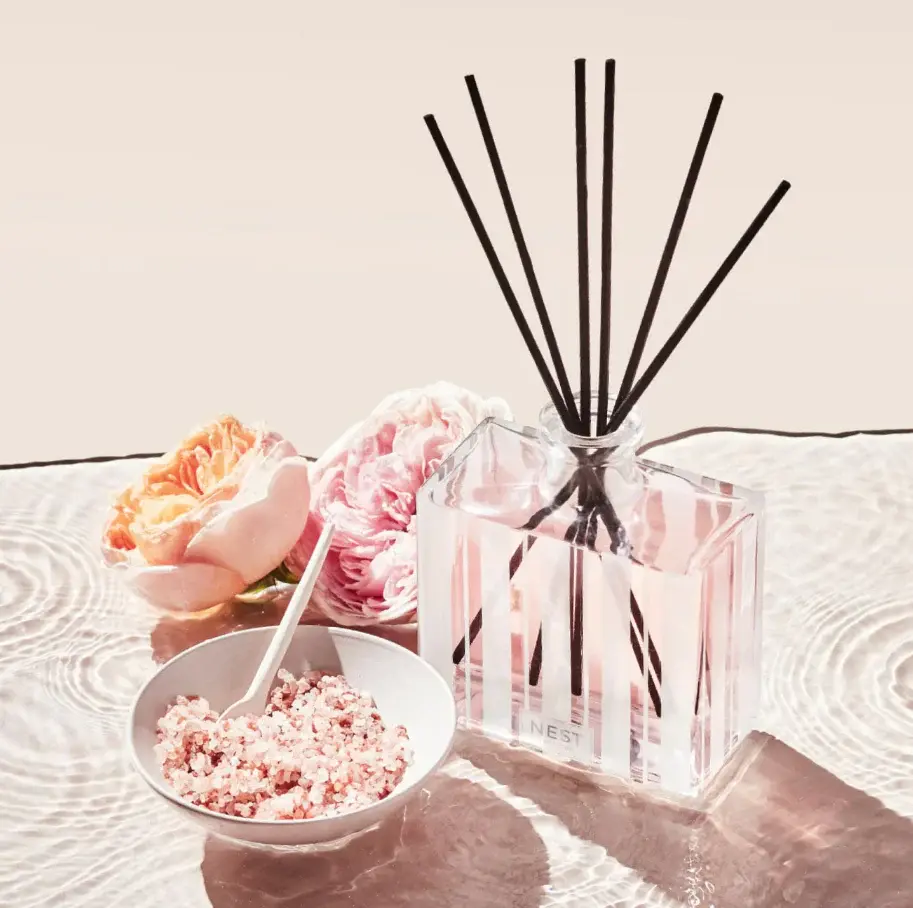 NEST Himalayan Salt & Rosewater Reed Diffuser