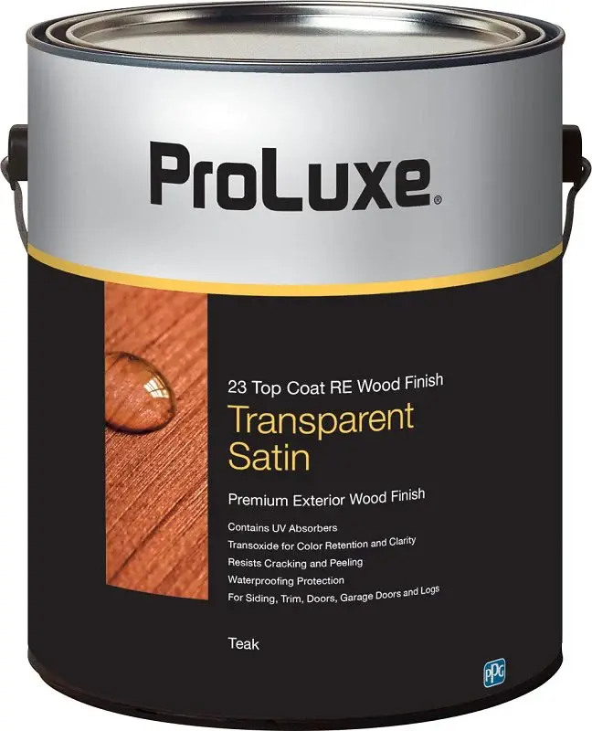 PPG Proluxe Cetol RE SIK43085/01 Wood Finish, Transparent, Teakwood, Liquid, 1 gal, Can Natural Oils