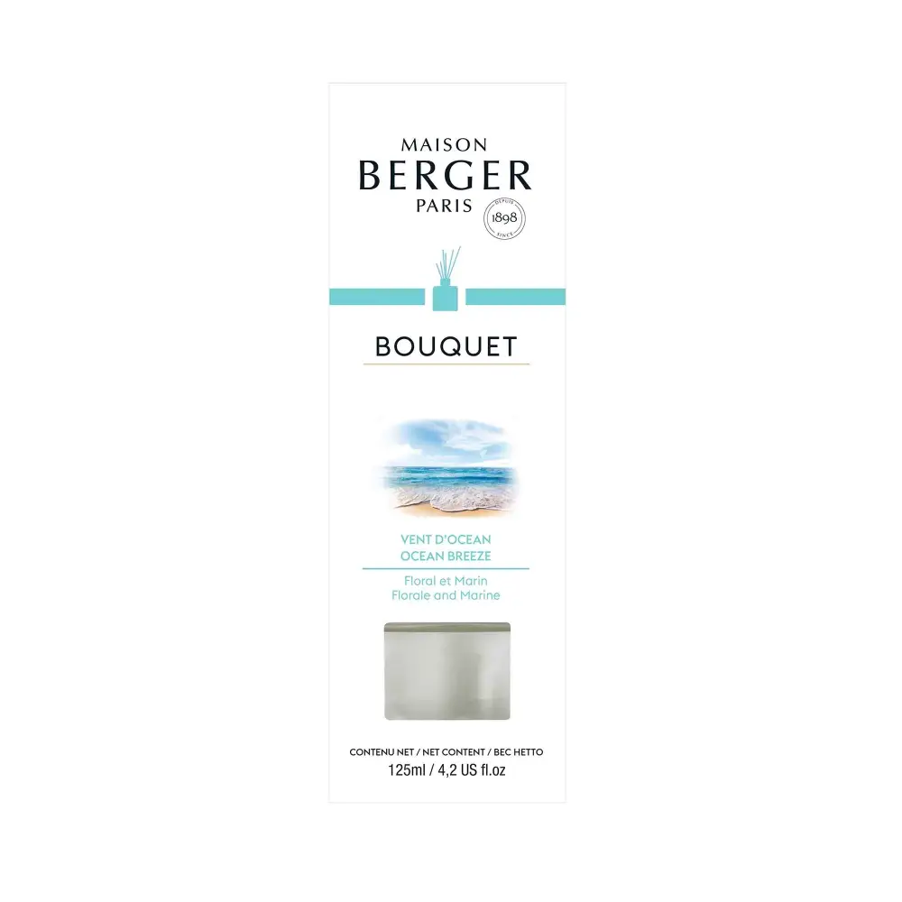 Premium Scented Cube Reed Diffuser 125 ml, Ocean Breeze