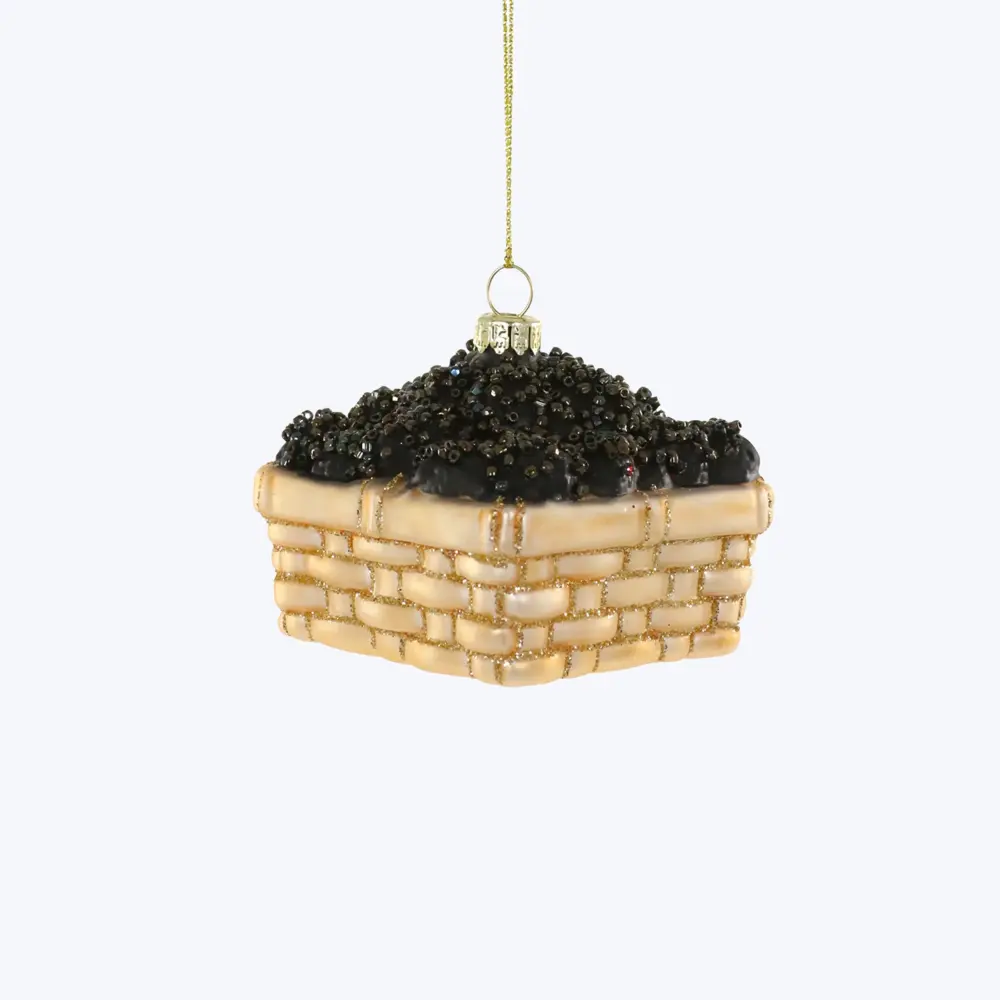 Color-Coated Blackberry Basket Ornament