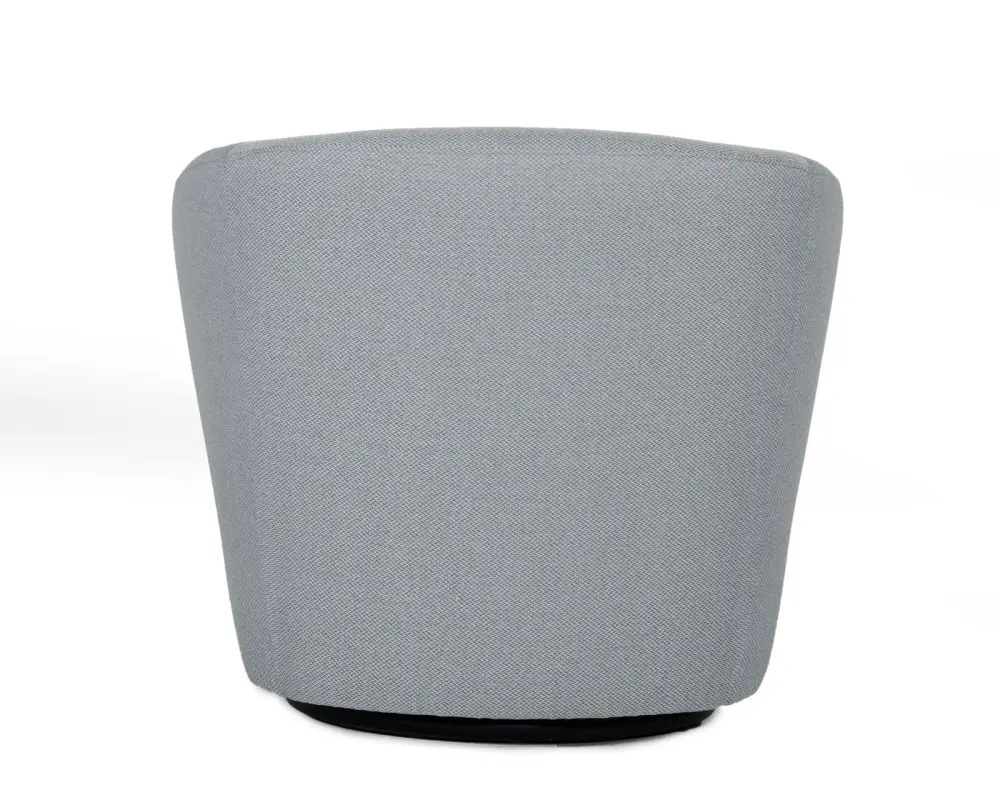 Divani Casa Tyson - Present-day Grey Fabric Accent Chair