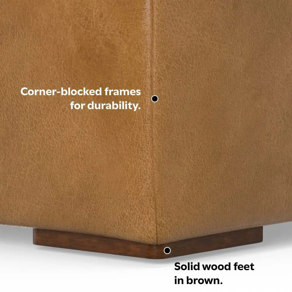 Rex - Versatile Design Ottoman Walnut Finish