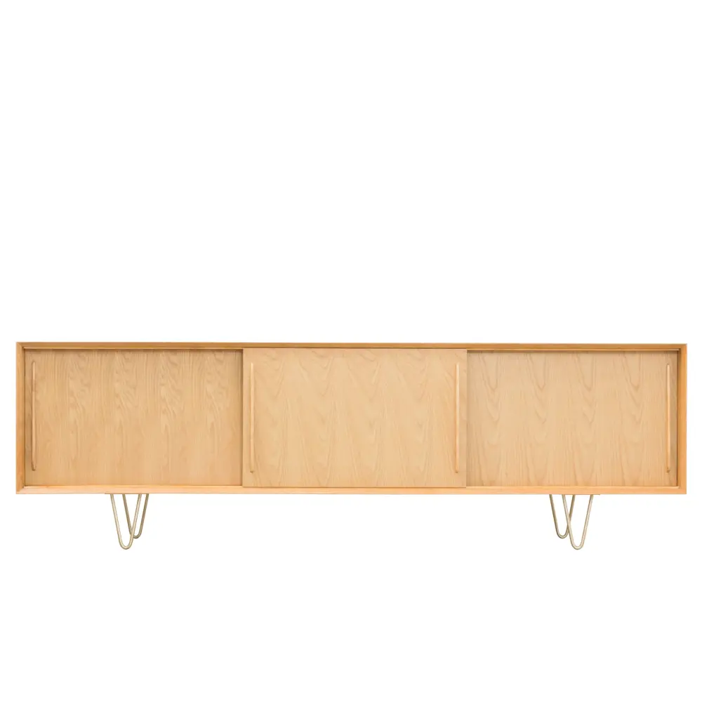 Scandinavian Dresser - Oskar - Oak - 220cm