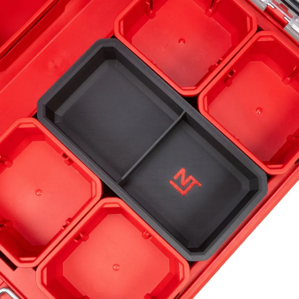Divider Bins Generous Milwaukee Low-Profile PACKOUT Organizer Soft-Close Lid