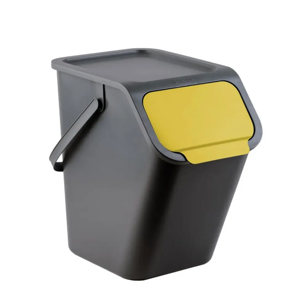 Set 3 Practical Bini 25L Recycling Bins – Productive Waste Sorting Solution